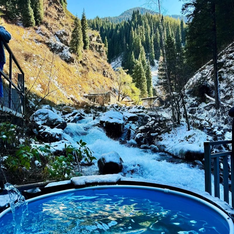 Altyn-Arashan Hot Springs, Kazakhstan