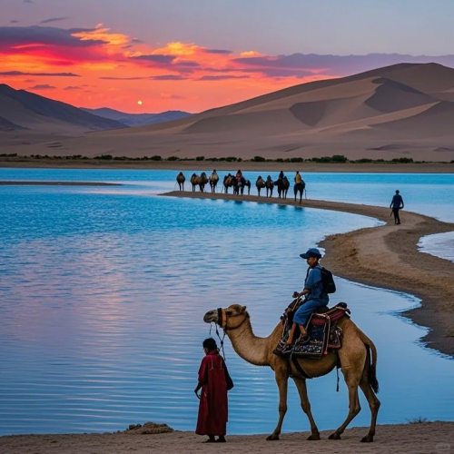 Crescent Moon Lake Dunhuang