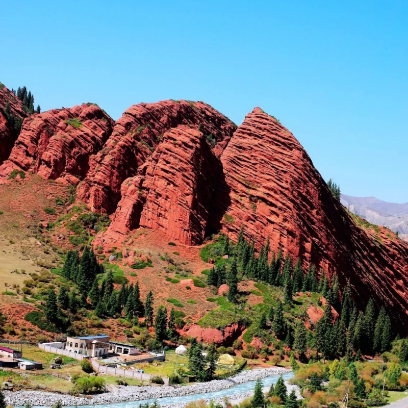 Jeti-Oguz Gorge, Kyrgyzstan