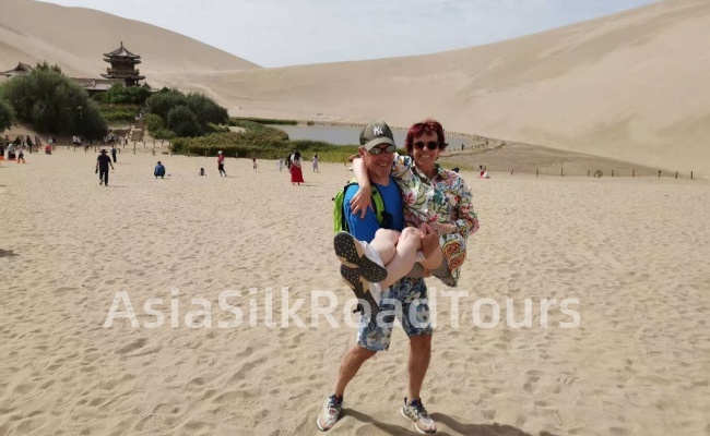 Asia Silk Road Tourists