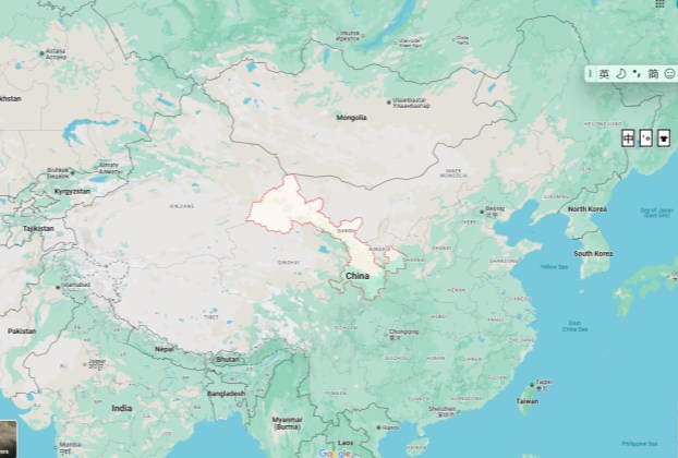 Gansu Location