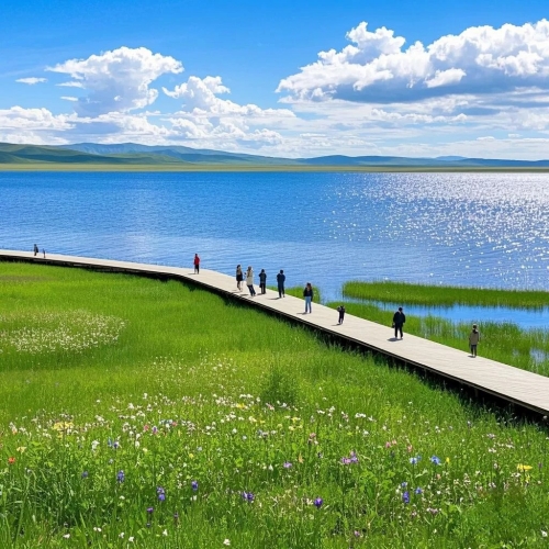 Ruoergai Flower Lake