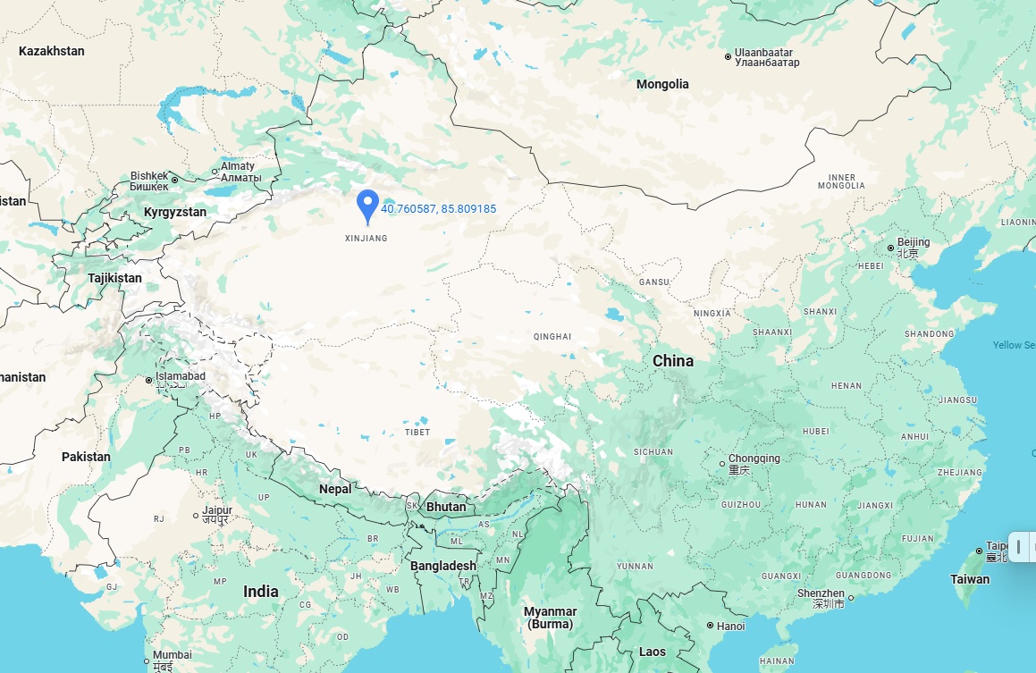 Xinjiang Location