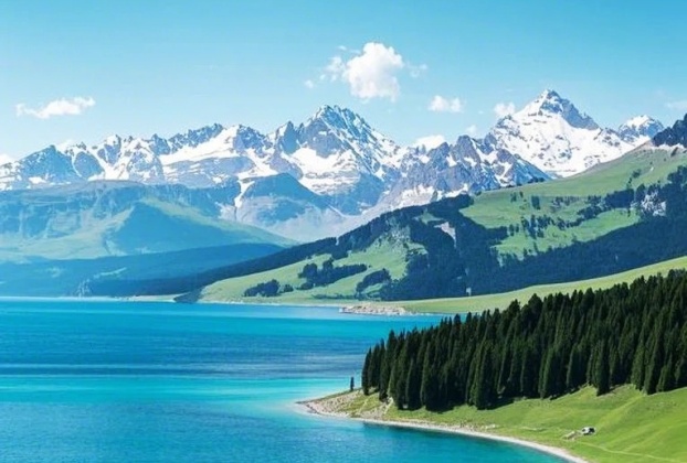Xinjiang Sayram Lake